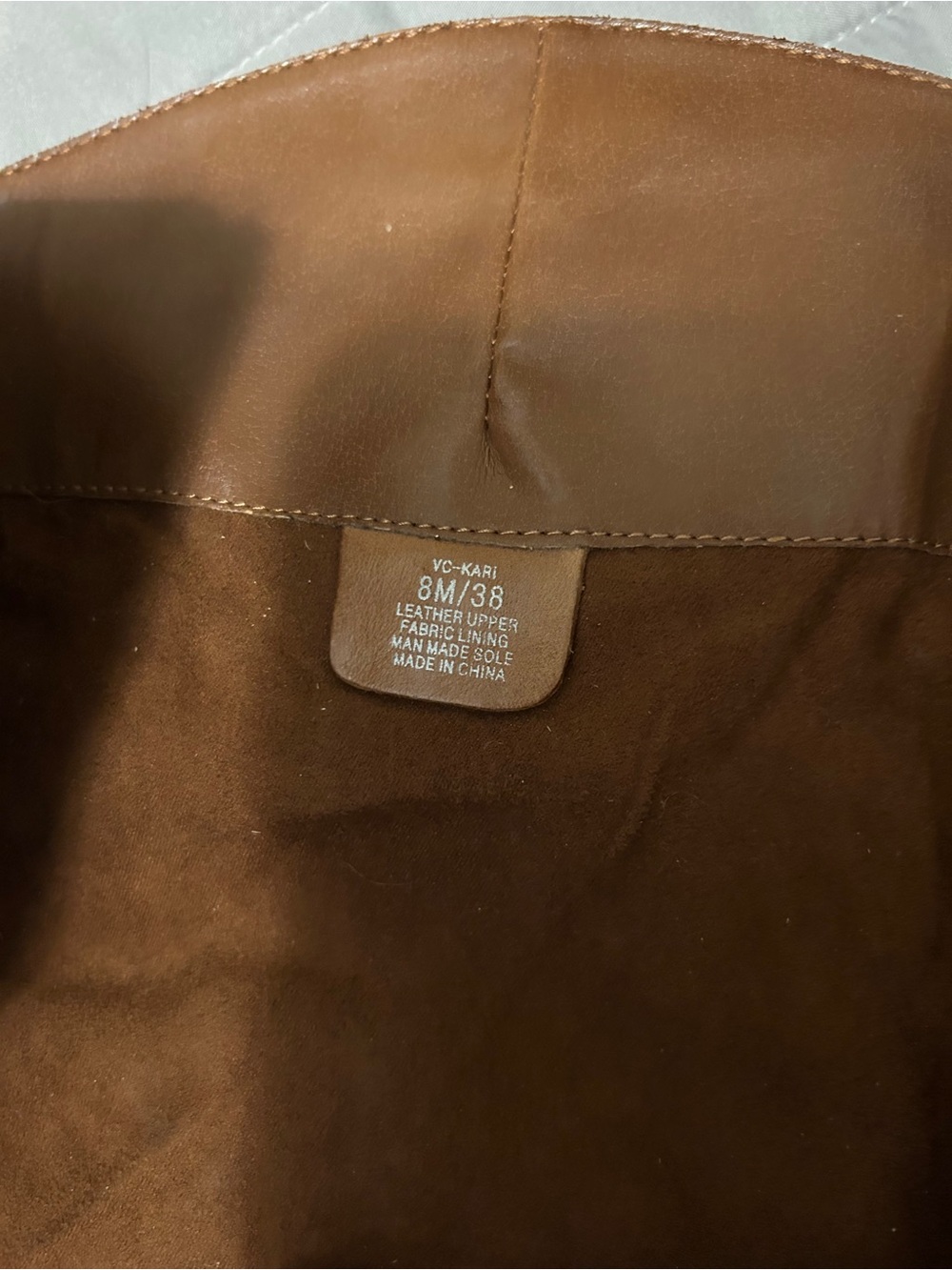 Vince Camuto Tan Leather Knee-High Boots - Picture 5 of 5